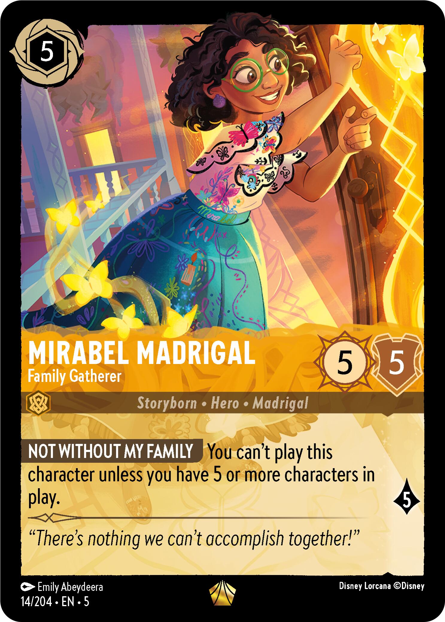 Mirabel Madrigal - Family Gatherer (14/204) [Shimmering Skies] | Cards and Coasters CA