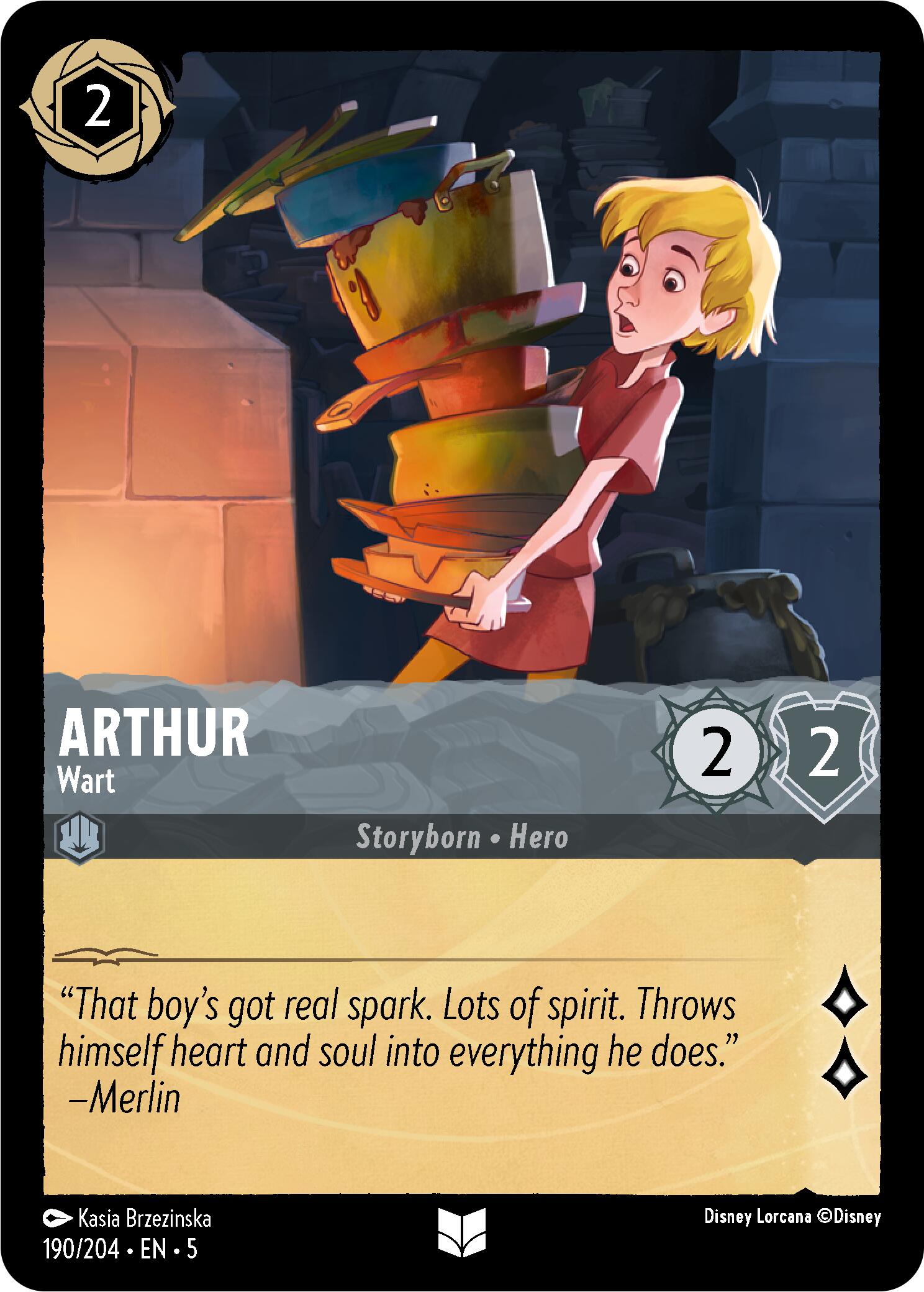 Arthur - Wart (190/204) [Shimmering Skies] | Cards and Coasters CA