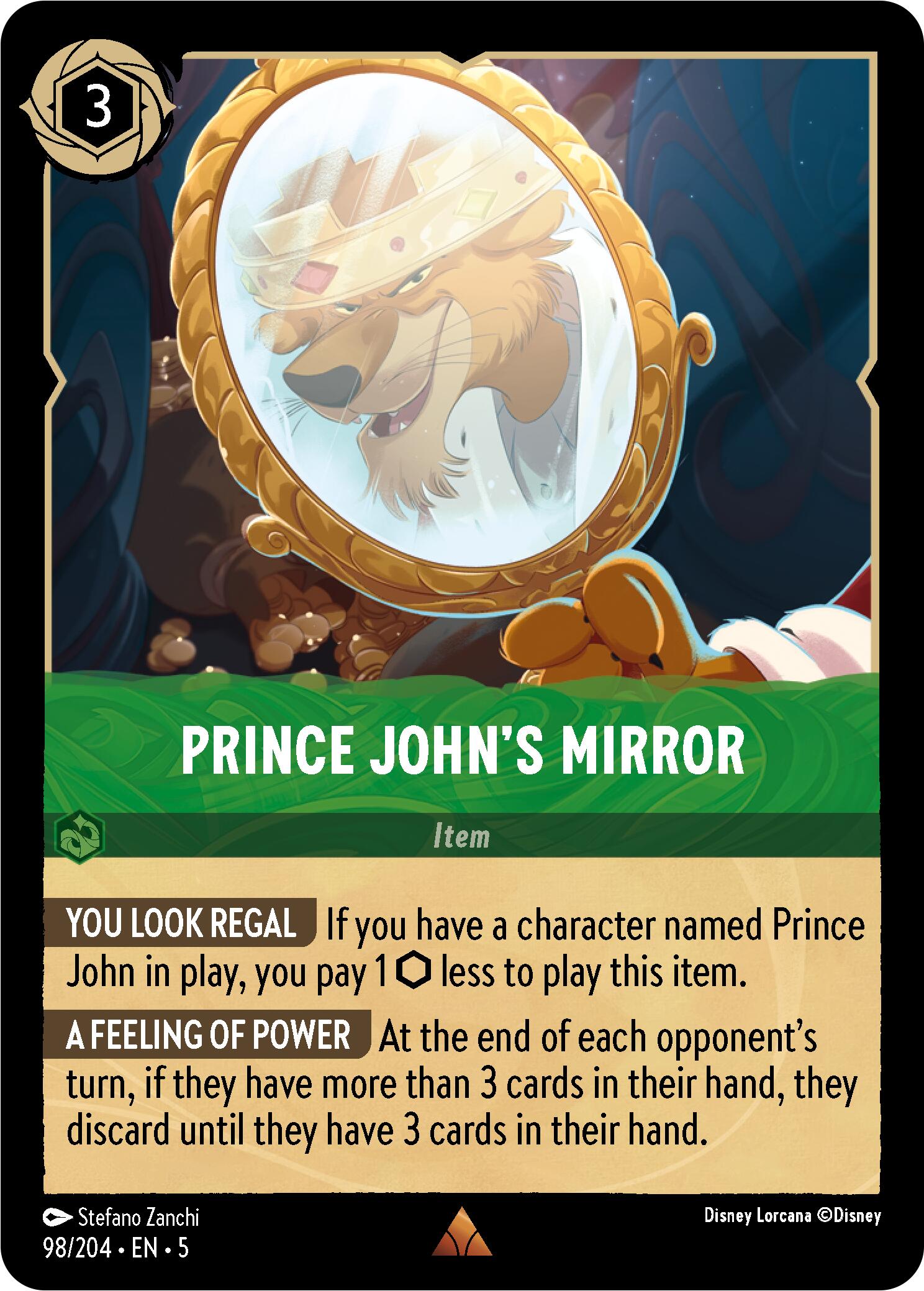 Prince John's Mirror (98/204) [Shimmering Skies] | Cards and Coasters CA