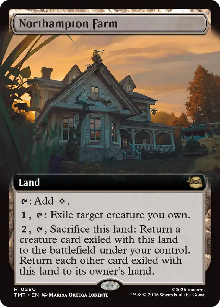 Northampton Farm (Extended Art) [Teenage Mutant Ninja Turtles] | Cards and Coasters CA