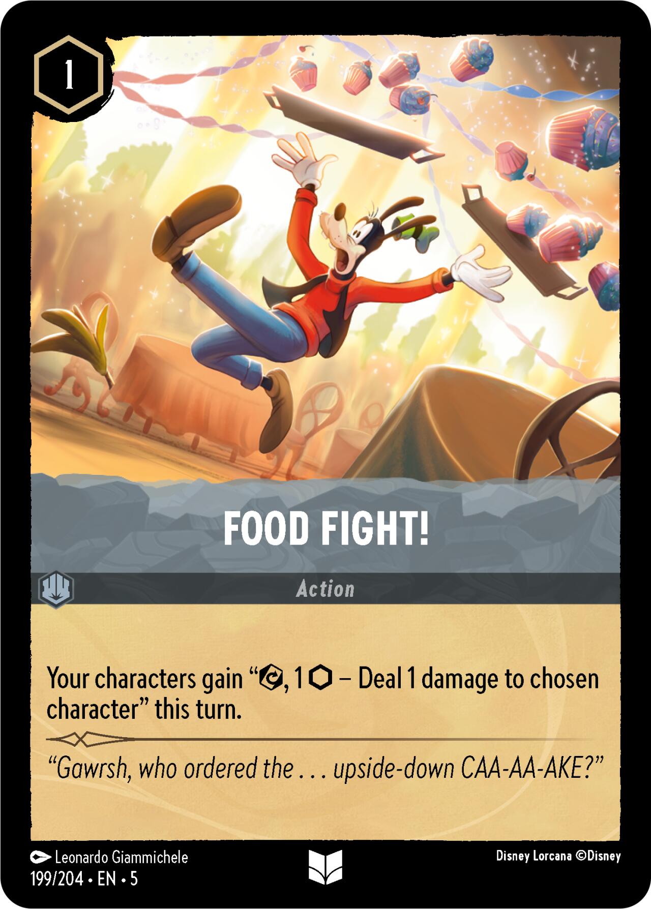 Food Fight! (199/204) [Shimmering Skies] | Cards and Coasters CA