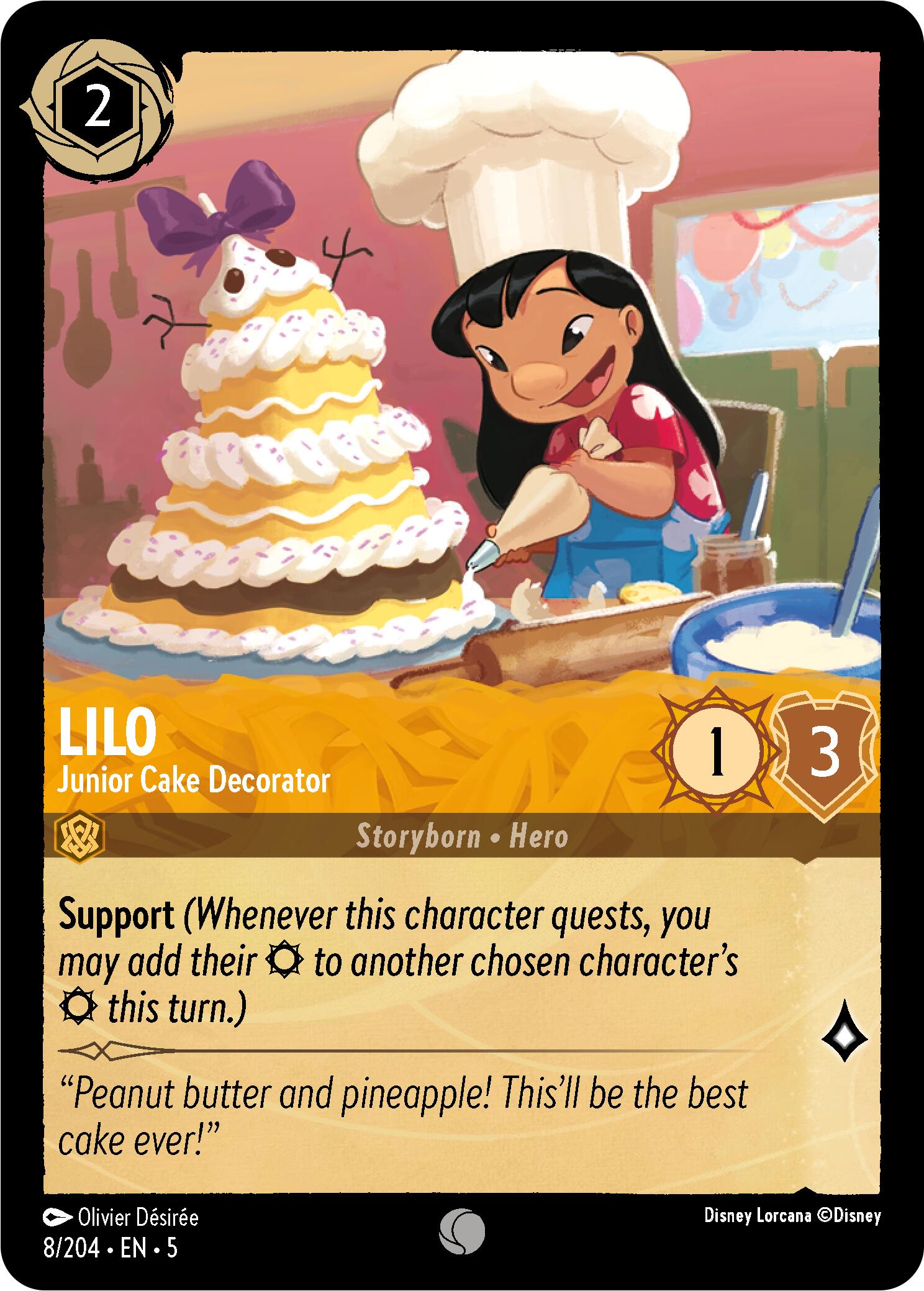 Lilo - Junior Cake Decorator (8/204) [Shimmering Skies] | Cards and Coasters CA