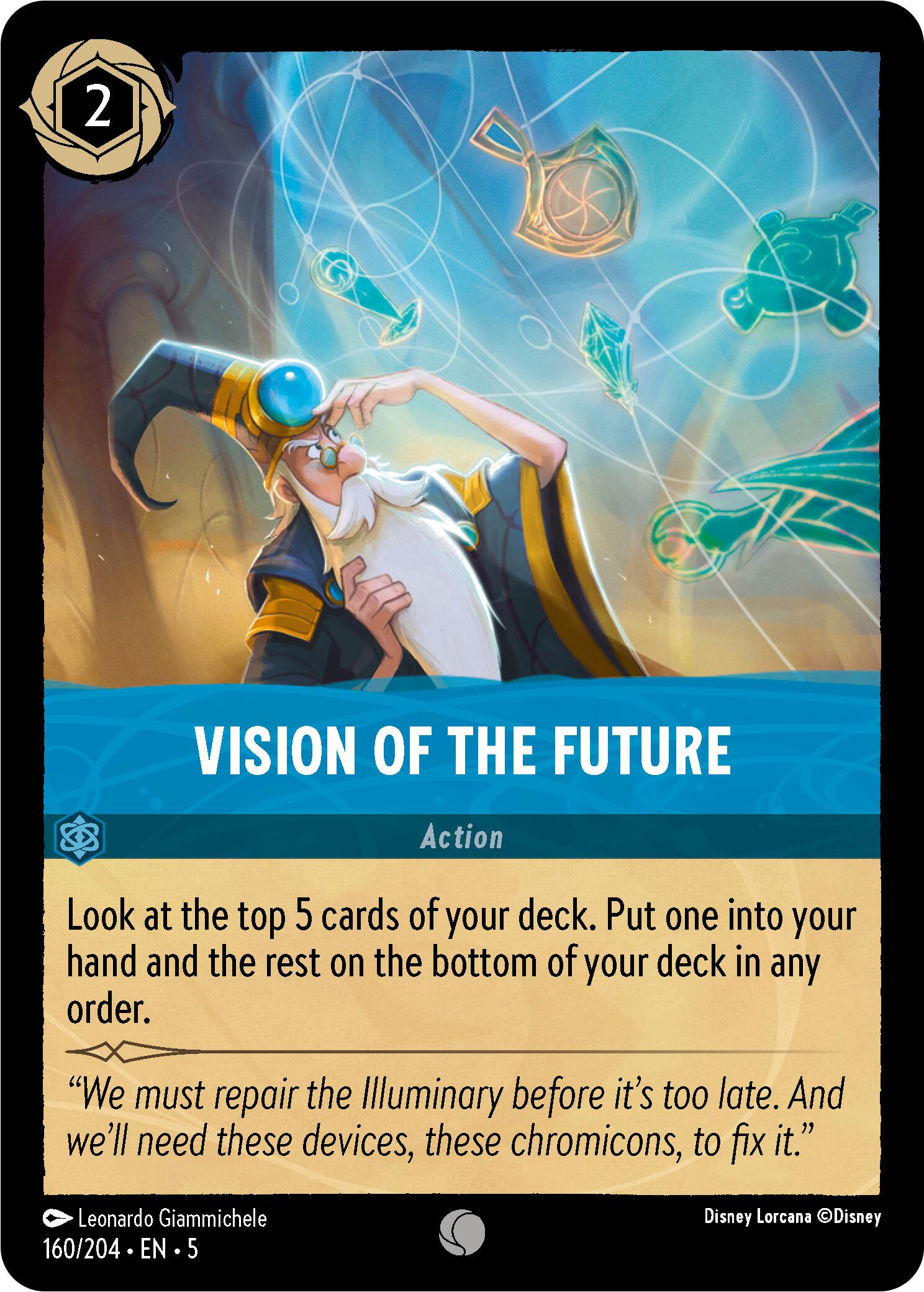 Vision of the Future (160/204) [Shimmering Skies] | Cards and Coasters CA