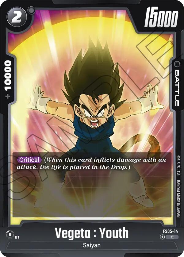 Vegeta : Youth [Starter Deck: Bardock] | Cards and Coasters CA