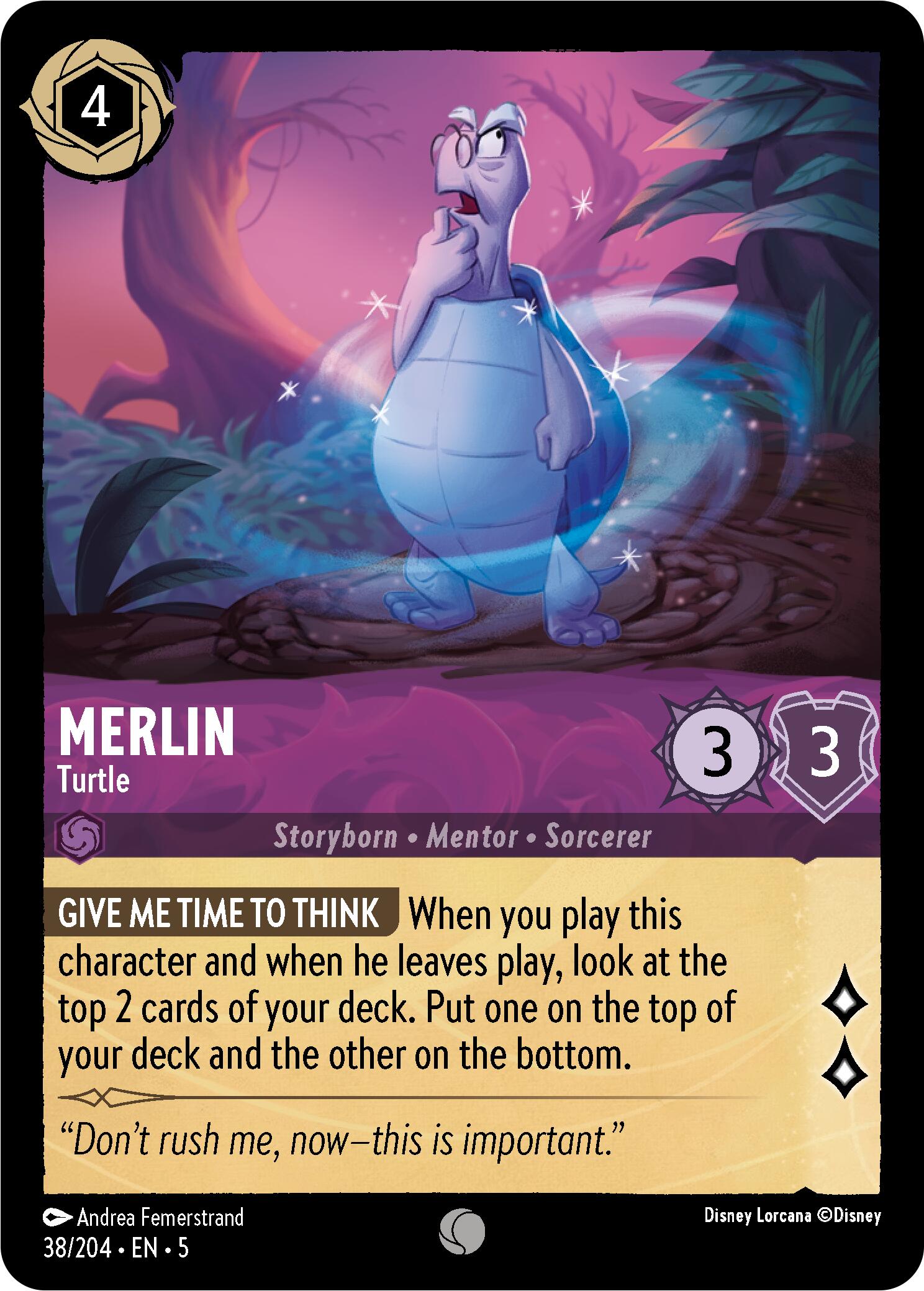 Merlin - Turtle (38/204) [Shimmering Skies] | Cards and Coasters CA