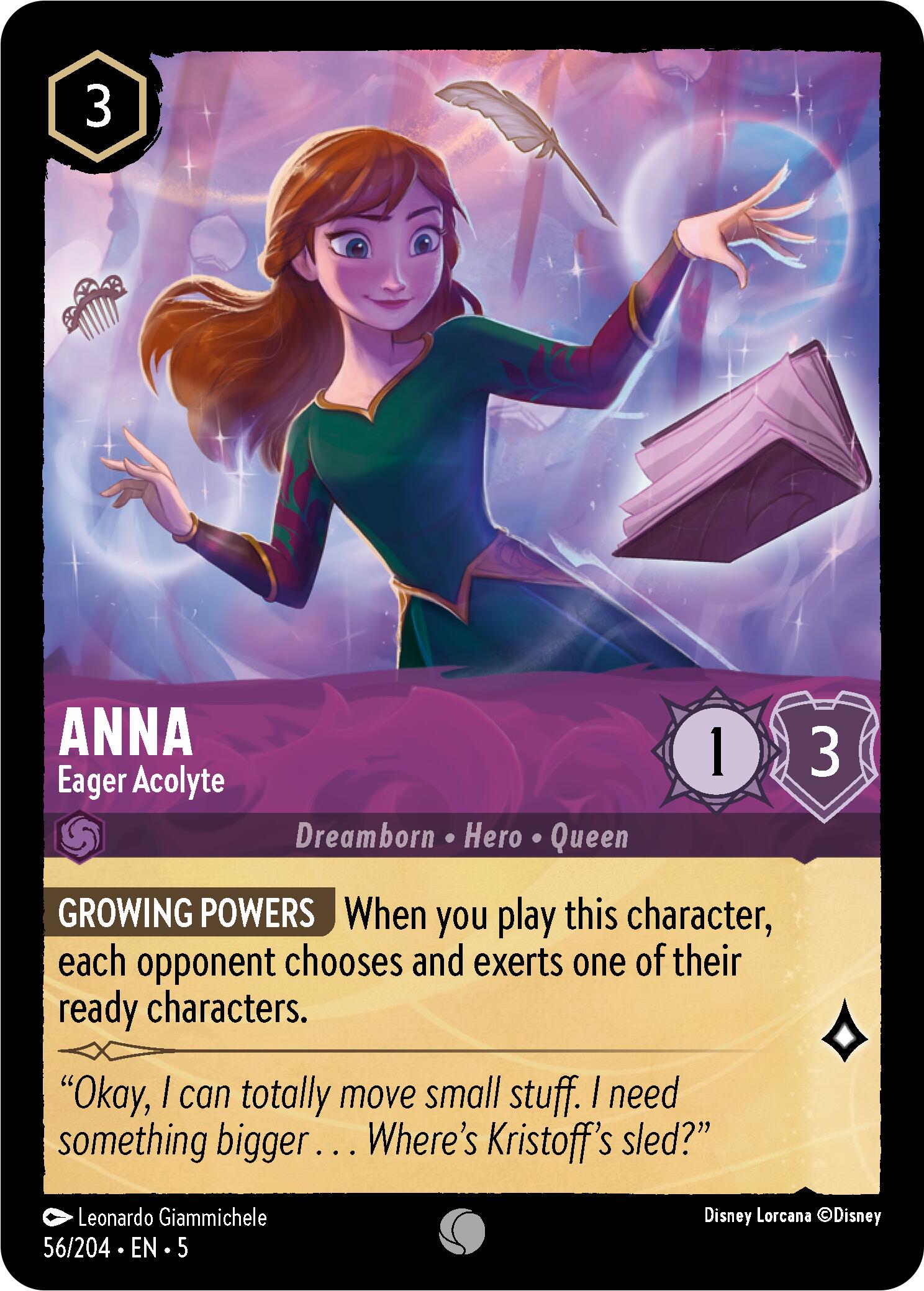 Anna - Eager Acolyte (56/204) [Shimmering Skies] | Cards and Coasters CA