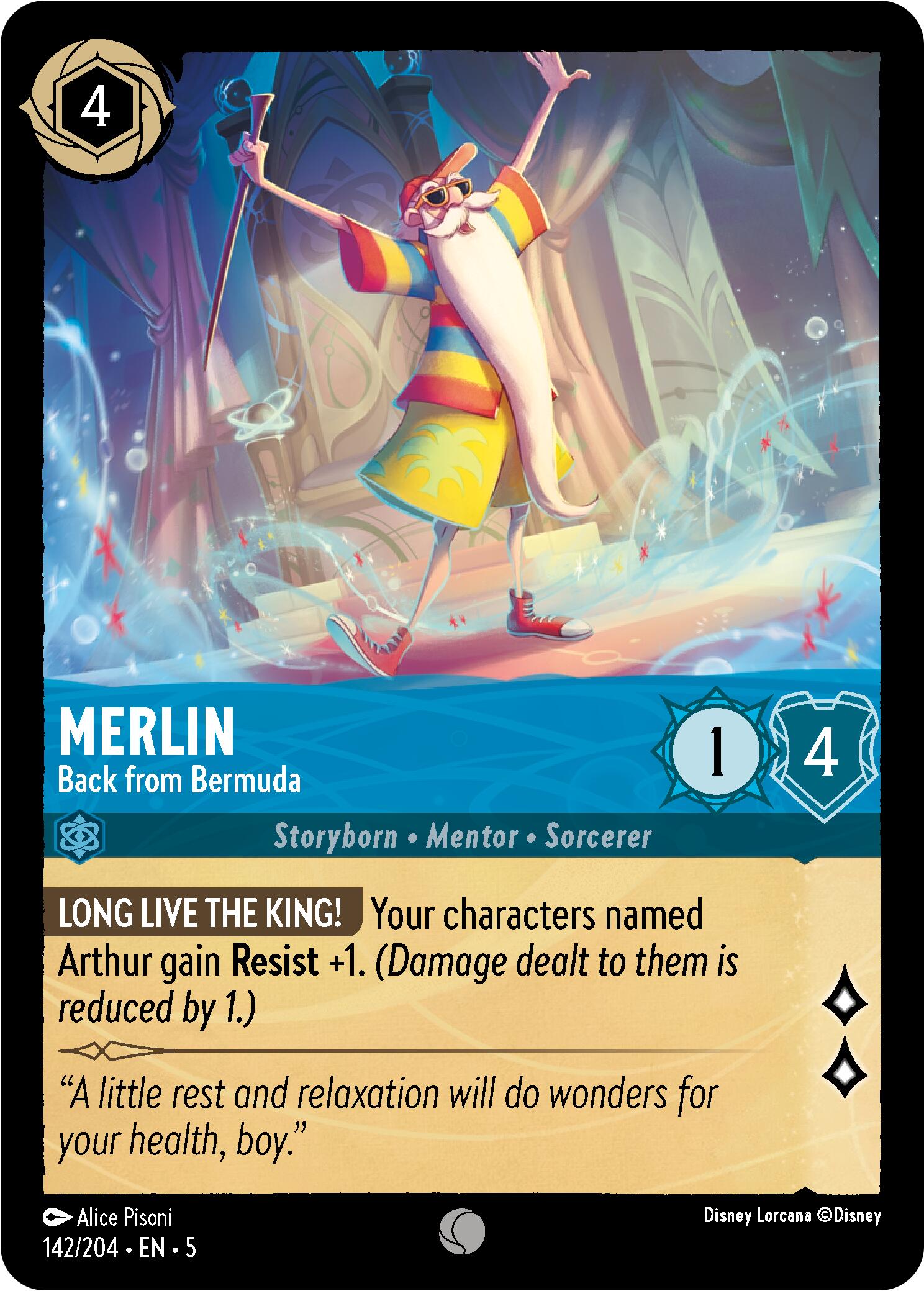 Merlin - Back from Bermuda (142/204) [Shimmering Skies] | Cards and Coasters CA