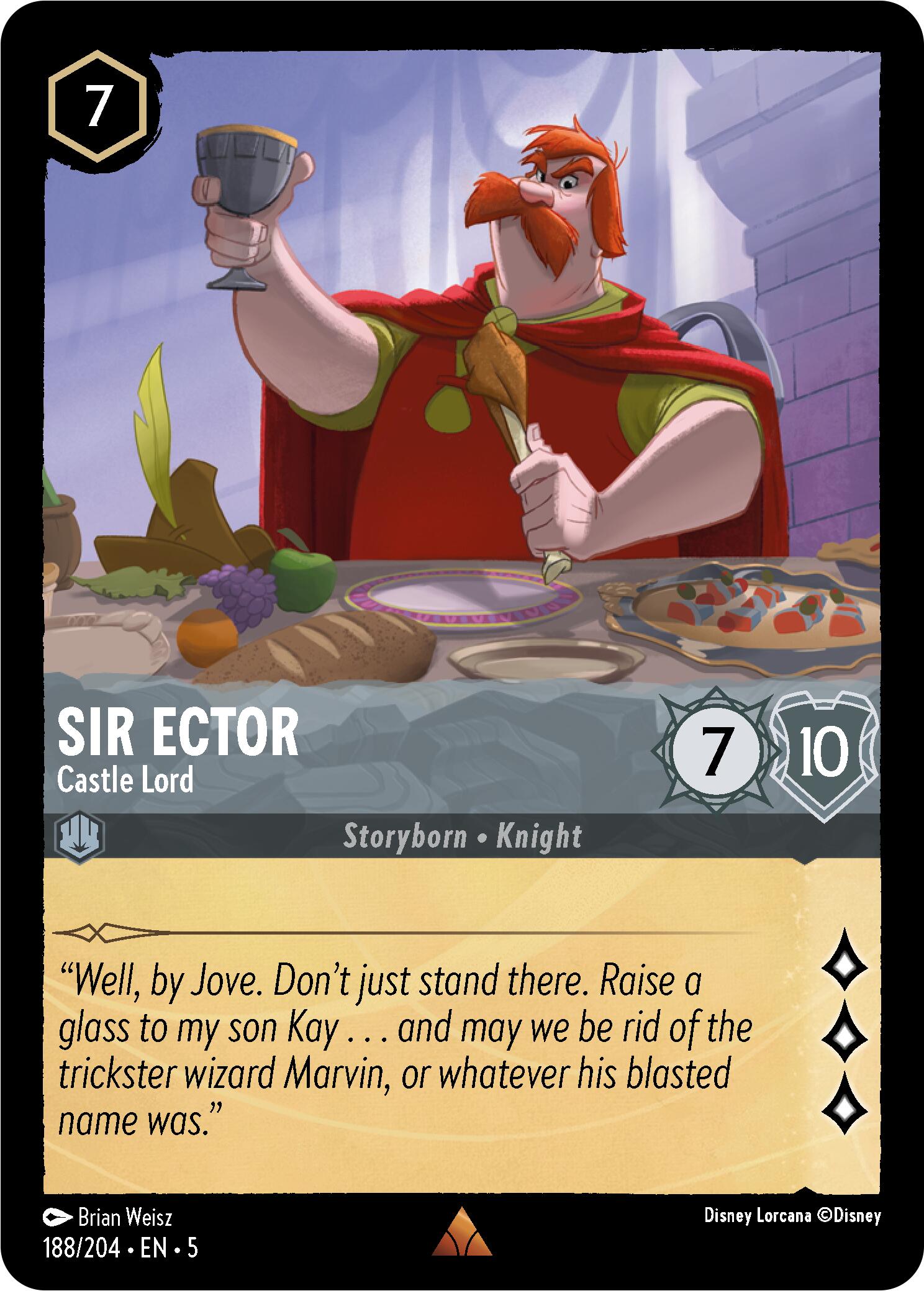 Sir Ector - Castle Lord (188/204) [Shimmering Skies] | Cards and Coasters CA