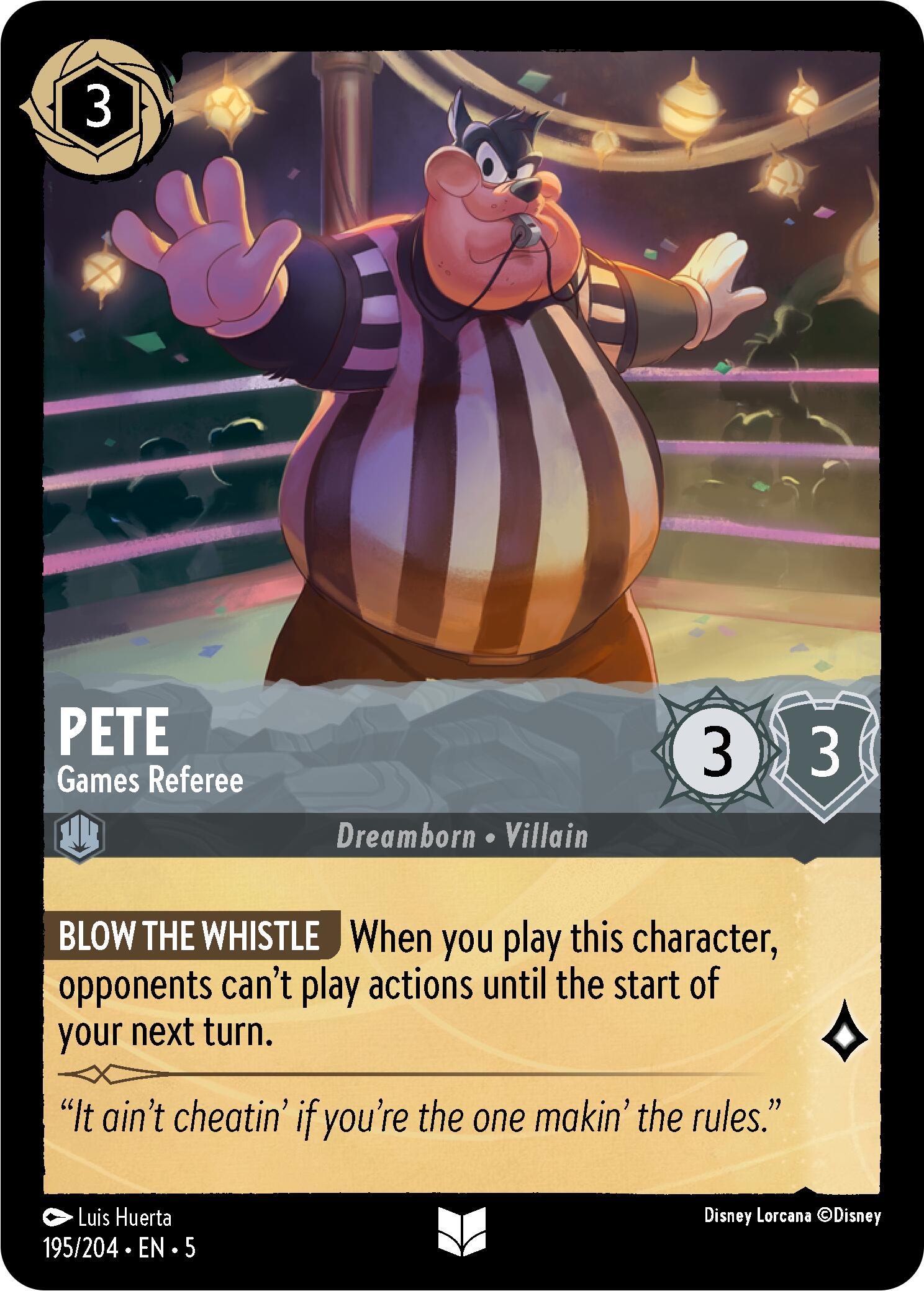 Pete - Games Referee (195/204) [Shimmering Skies] | Cards and Coasters CA