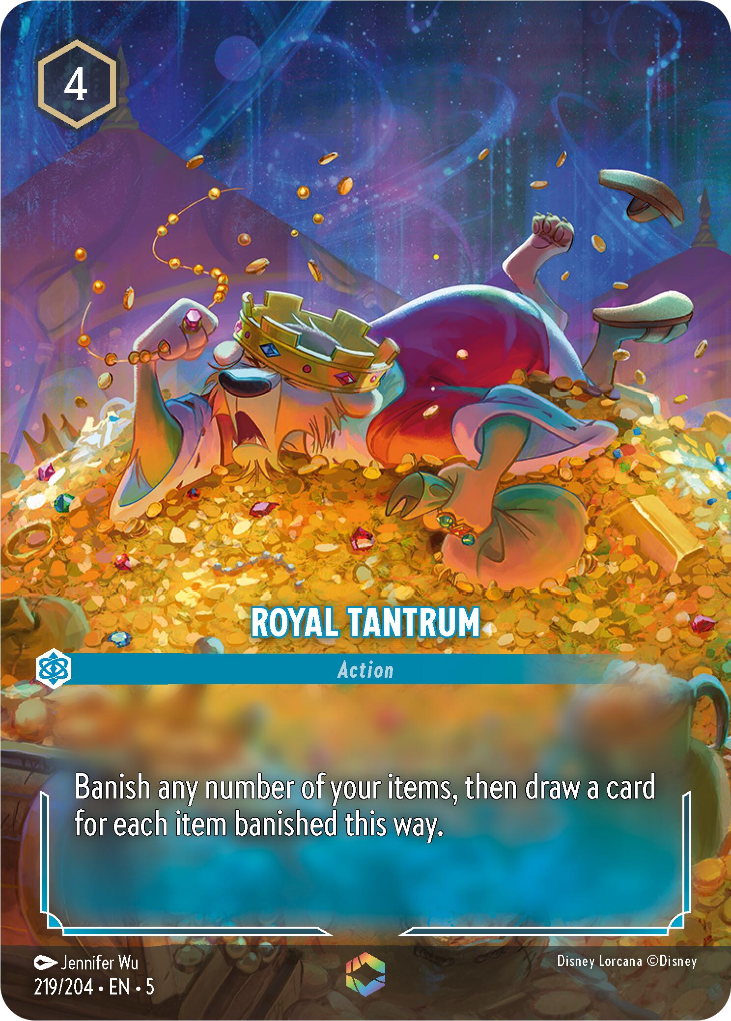 Royal Tantrum (Enchanted) (219/204) [Shimmering Skies] | Cards and Coasters CA