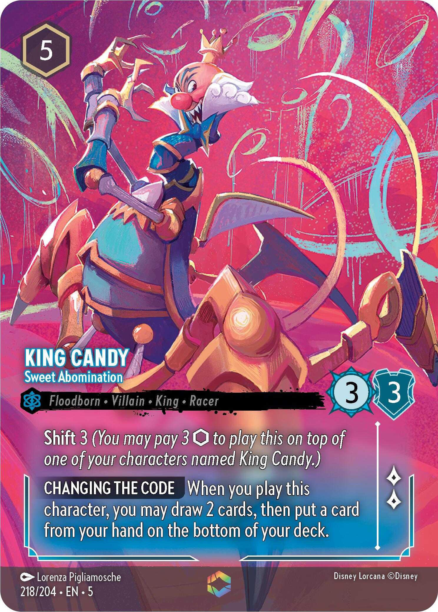 King Candy - Sweet Abomination (Enchanted) (218/204) [Shimmering Skies] | Cards and Coasters CA