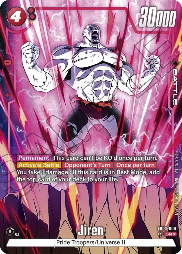 Jiren (FB03-009) (Alternate Art) [Raging Roar] | Cards and Coasters CA