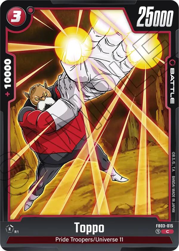 Toppo (FB03-015) [Raging Roar] | Cards and Coasters CA