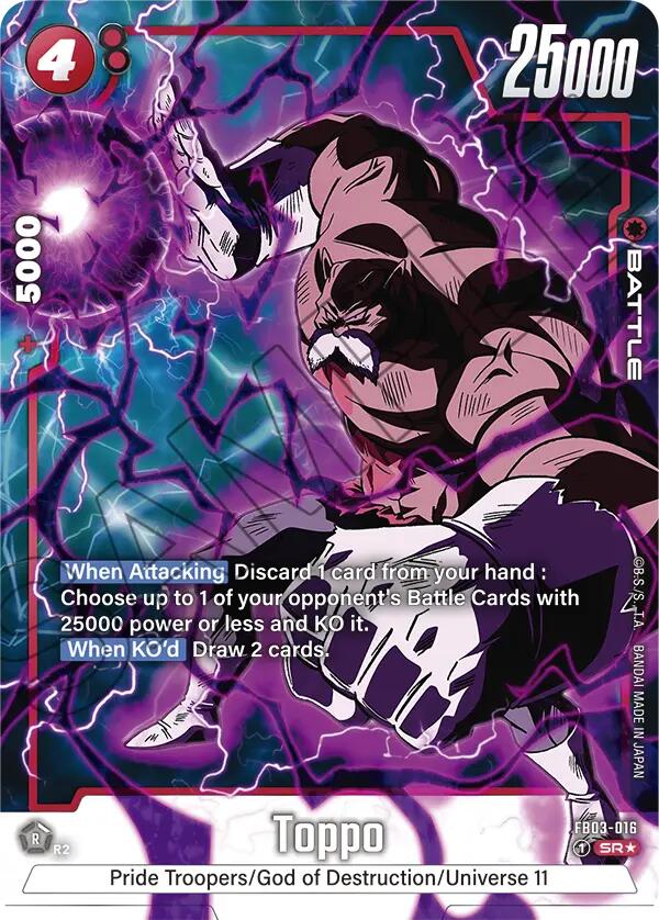 Toppo (FB03-016) (Alternate Art) [Raging Roar] | Cards and Coasters CA