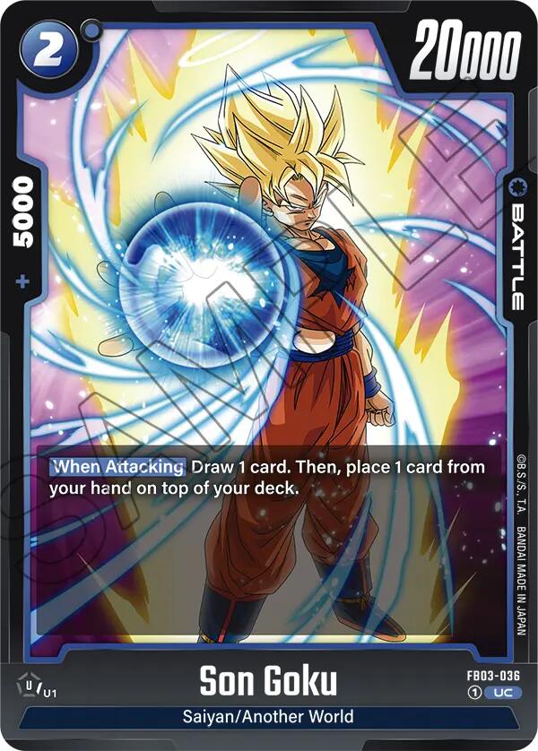 Son Goku (FB03-036) [Raging Roar] | Cards and Coasters CA