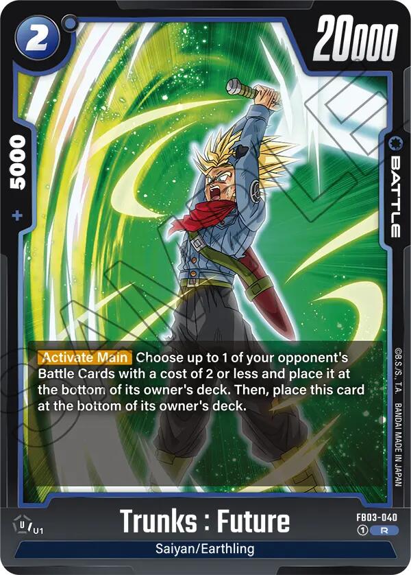 Trunks : Future [Raging Roar] | Cards and Coasters CA