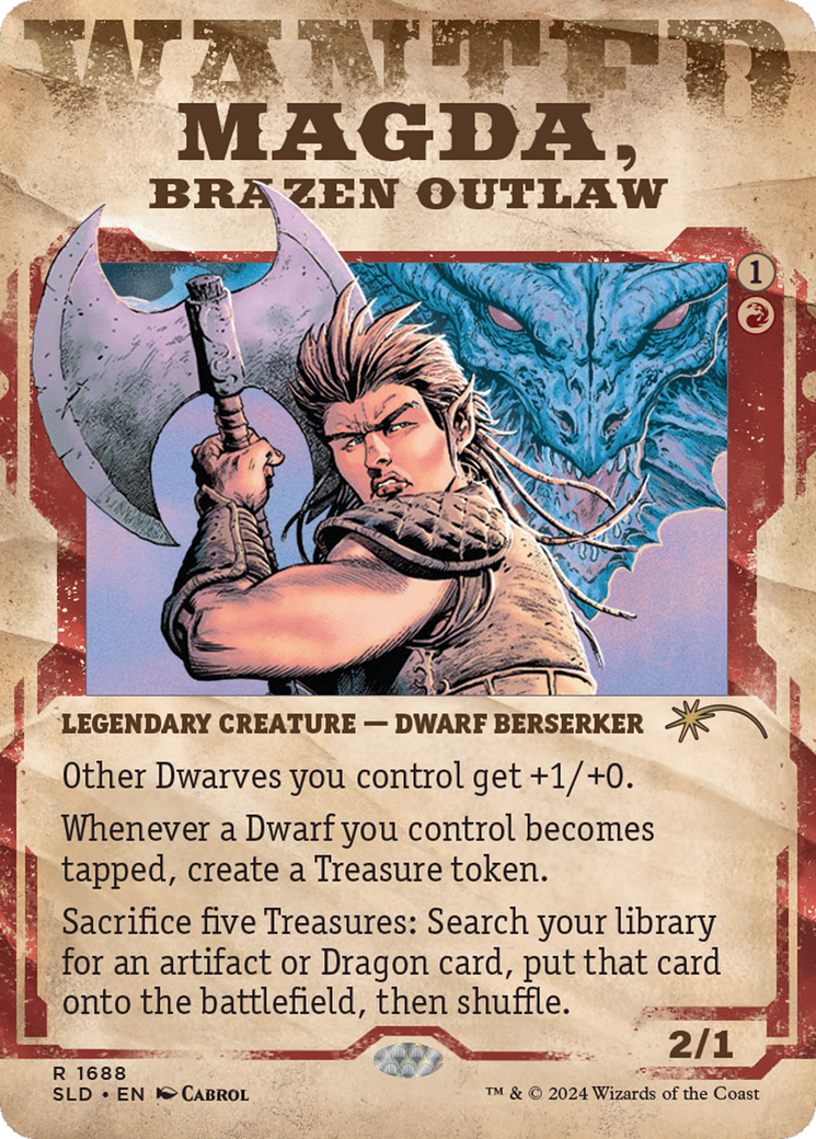 Magda, Brazen Outlaw [Secret Lair Drop Series] | Cards and Coasters CA