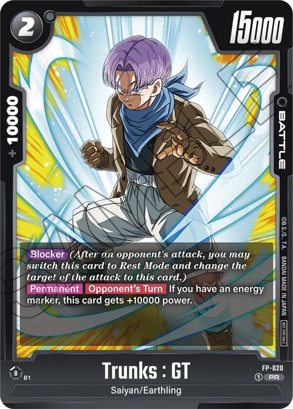 Trunks : GT (FP-020) [Fusion World Promotion Cards] | Cards and Coasters CA