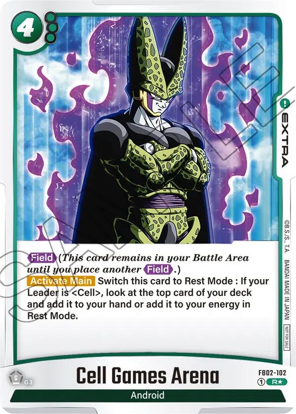Cell Games Arena (FB02-102) (Championship Pack 02) [Fusion World Tournament Cards] | Cards and Coasters CA