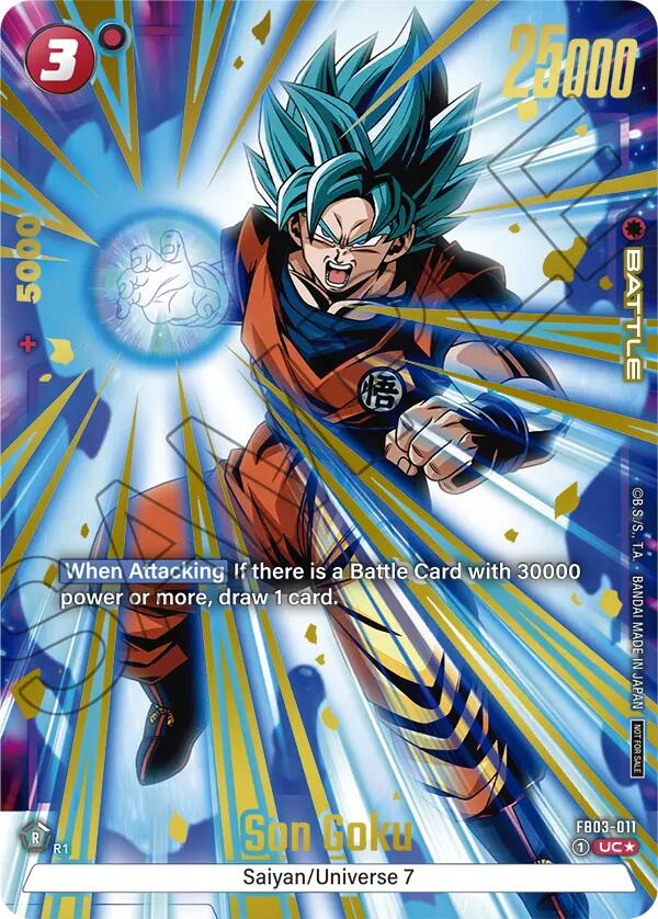 Son Goku (FB03-011) (Championship Pack 02) (Gold) [Fusion World Tournament Cards] | Cards and Coasters CA