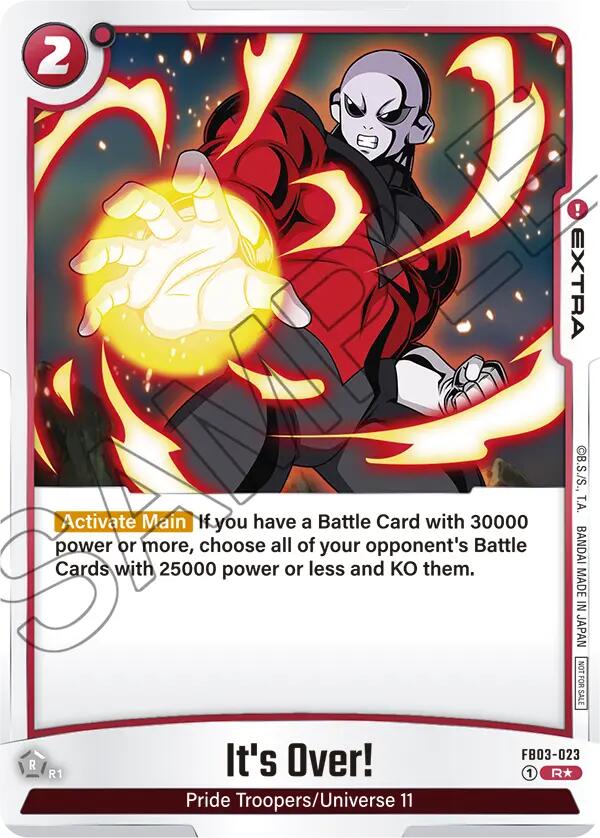 It's Over! (FB03-023) (Championship Pack 02) [Fusion World Tournament Cards] | Cards and Coasters CA