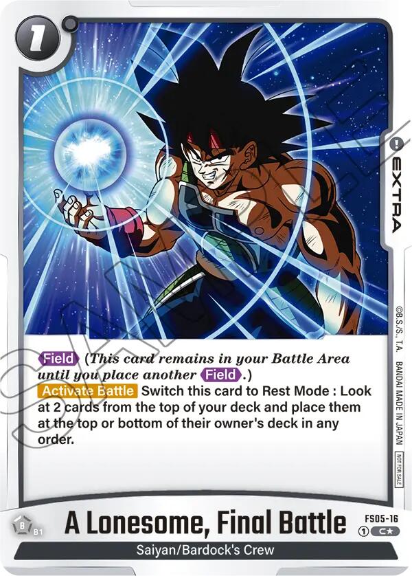 A Lonesome, Final Battle (FS05-16) (Championship Pack 02) [Fusion World Tournament Cards] | Cards and Coasters CA