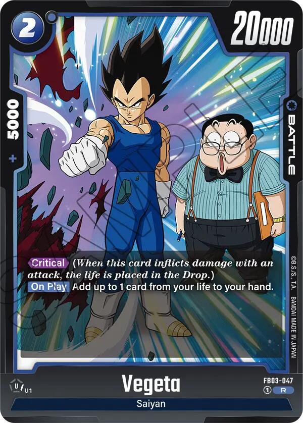 Vegeta (FB03-047) [Raging Roar] | Cards and Coasters CA