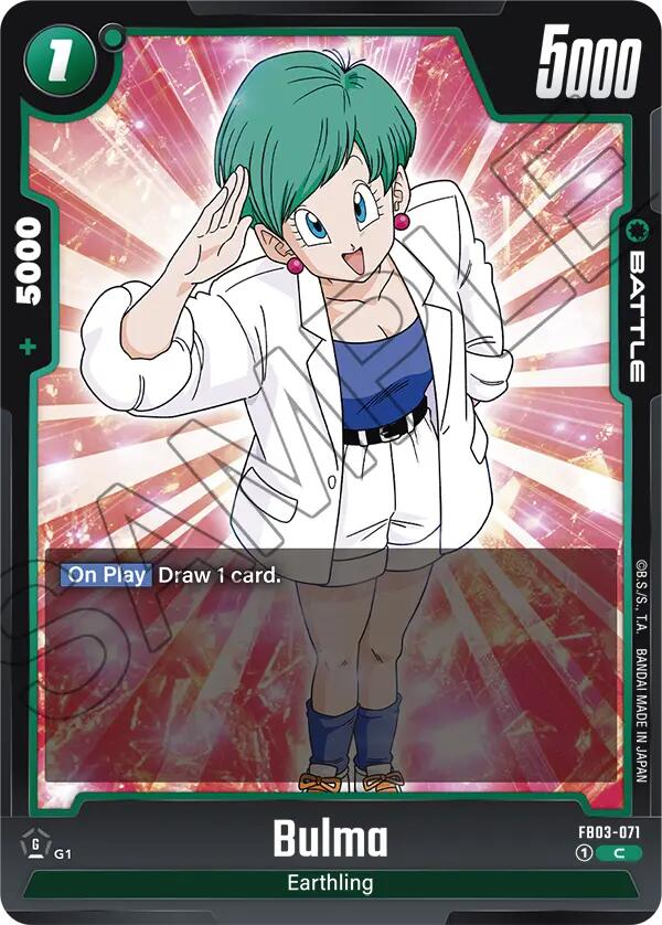 Bulma (FB03-071) [Raging Roar] | Cards and Coasters CA