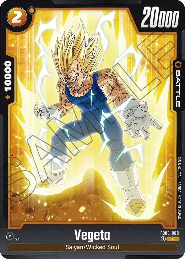 Vegeta (FB03-088) [Raging Roar] | Cards and Coasters CA