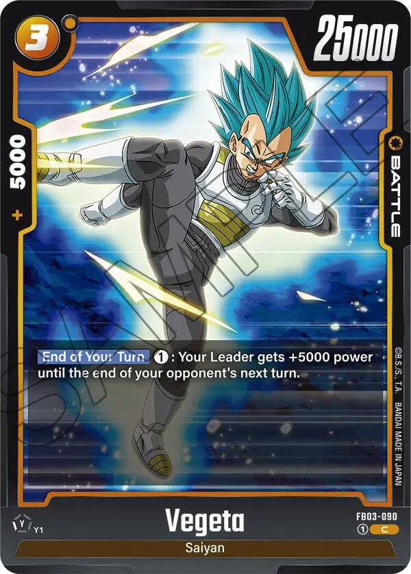 Vegeta (FB03-090) [Raging Roar] | Cards and Coasters CA