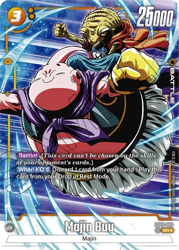 Majin Buu (FB03-093) (Alternate Art) [Raging Roar] | Cards and Coasters CA