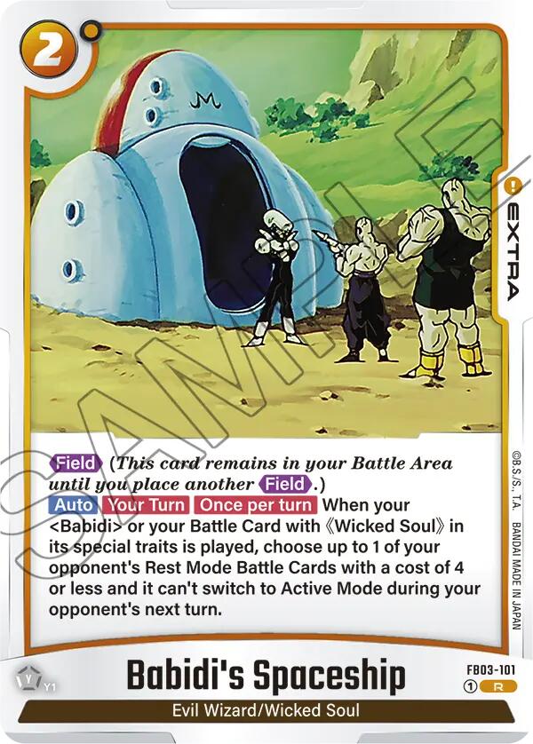 Babidi's Spaceship [Raging Roar] | Cards and Coasters CA