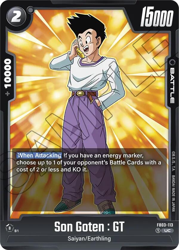 Son Goten : GT [Raging Roar] | Cards and Coasters CA