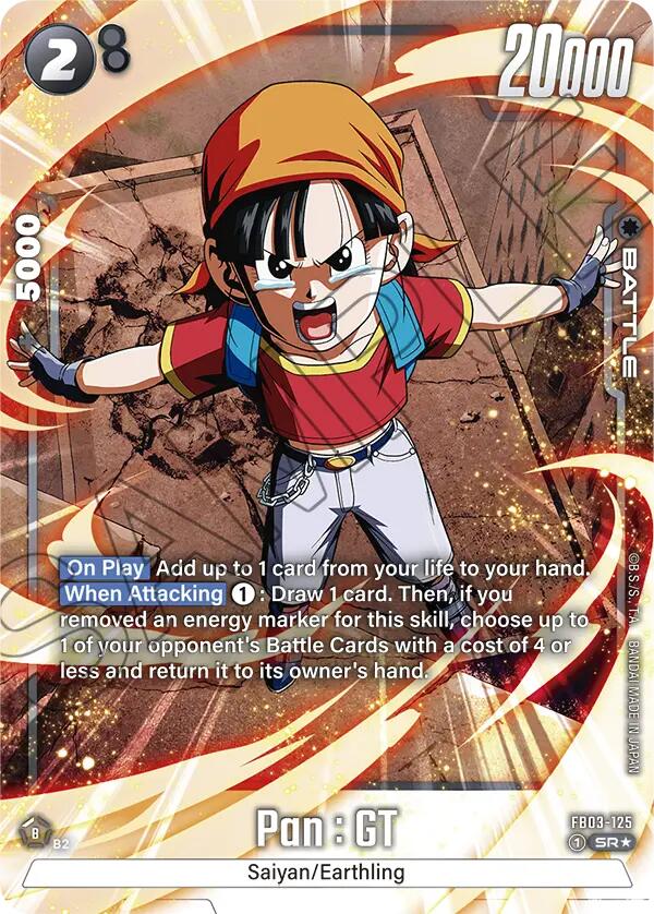Pan : GT (FB03-125) (Alternate Art) [Raging Roar] | Cards and Coasters CA