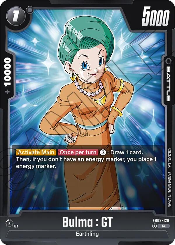 Bulma : GT [Raging Roar] | Cards and Coasters CA