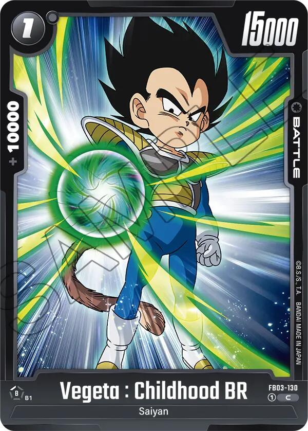 Vegeta : Childhood BR [Raging Roar] | Cards and Coasters CA