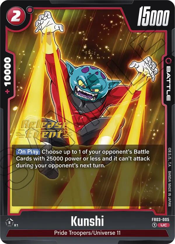 Kunshi [Raging Roar Release Event Cards] | Cards and Coasters CA