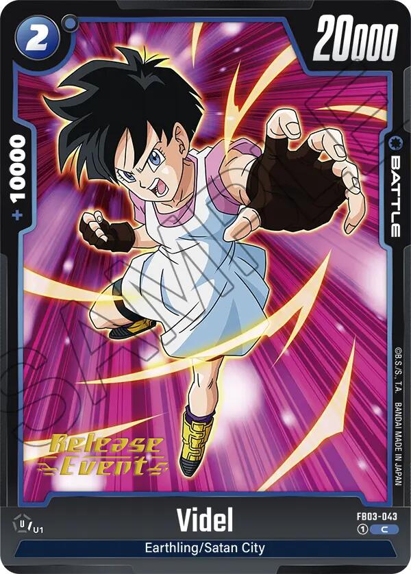 Videl (FB03-043) [Raging Roar Release Event Cards] | Cards and Coasters CA