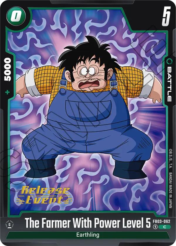 The Farmer With Power Level 5 [Raging Roar Release Event Cards] | Cards and Coasters CA