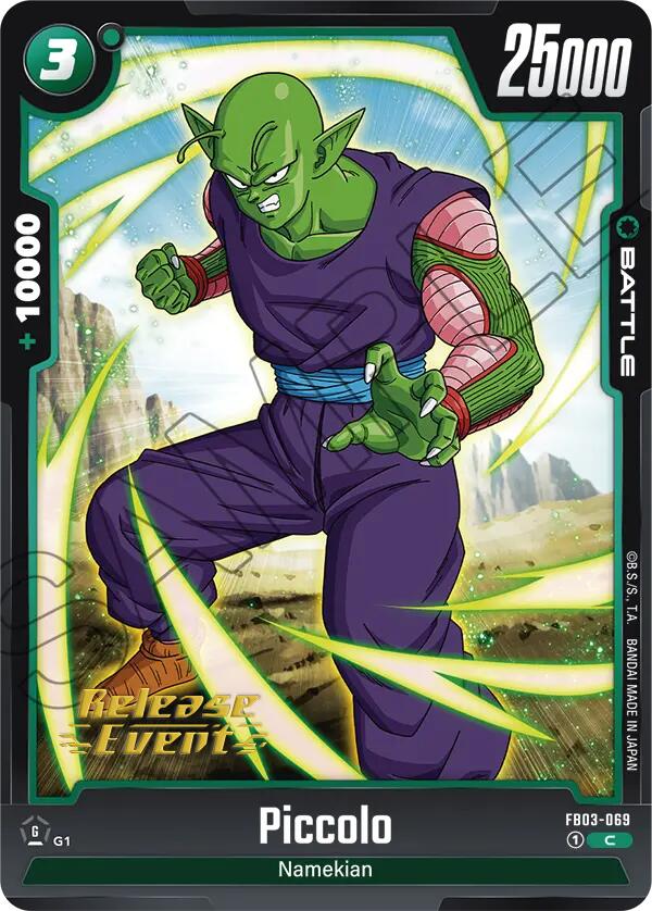 Piccolo (FB03-069) [Raging Roar Release Event Cards] | Cards and Coasters CA