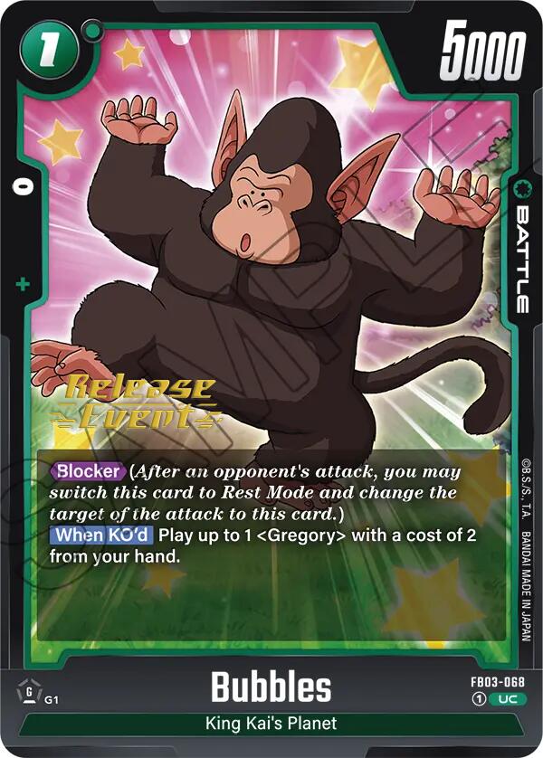 Bubbles [Raging Roar Release Event Cards] | Cards and Coasters CA