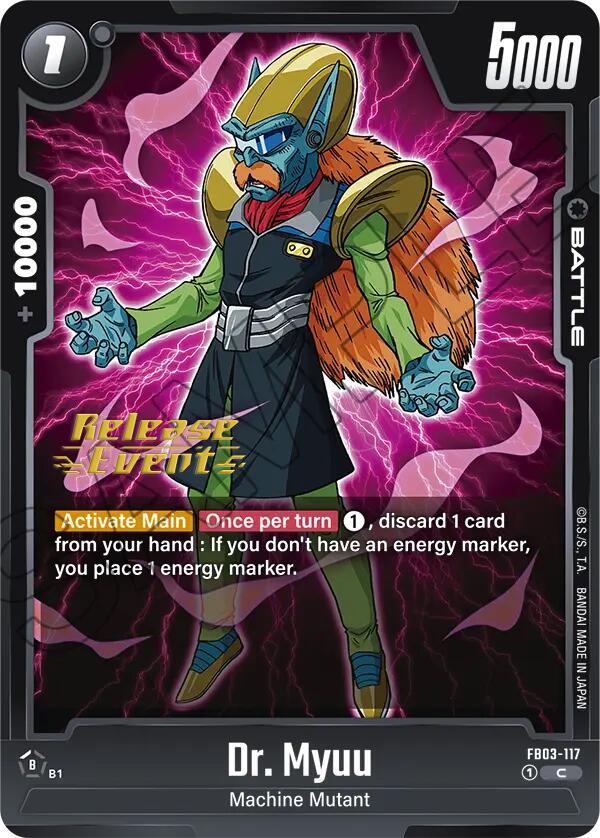 Dr. Myuu [Raging Roar Release Event Cards] | Cards and Coasters CA
