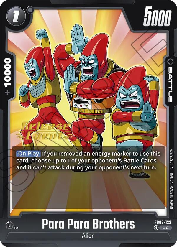 Para Para Brothers [Raging Roar Release Event Cards] | Cards and Coasters CA