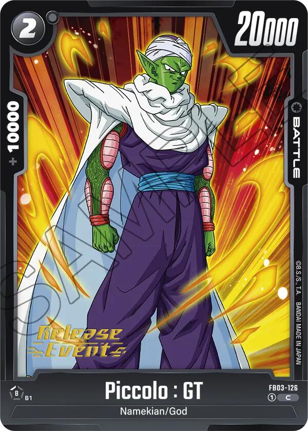 Piccolo : GT [Raging Roar Release Event Cards] | Cards and Coasters CA