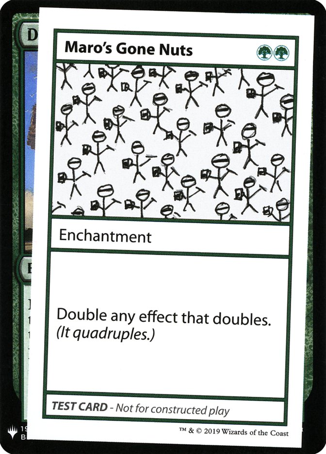 Maro's Gone Nuts [Mystery Booster Playtest Cards] | Cards and Coasters CA