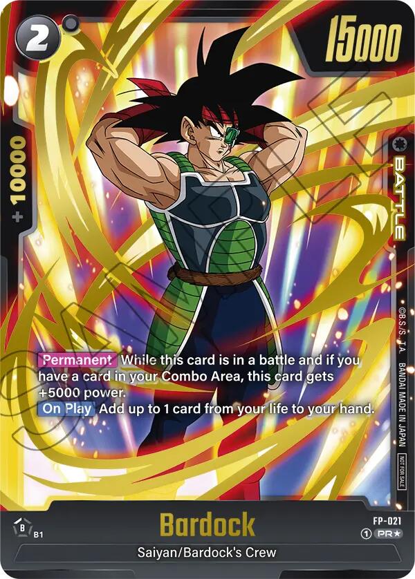 Bardock (FP-021) (Gold) [Fusion World Promotion Cards] | Cards and Coasters CA