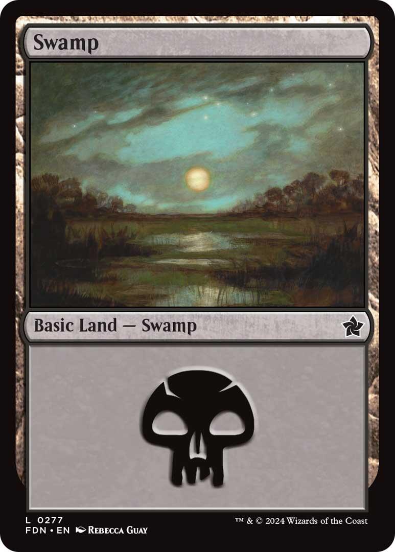 Swamp [Foundations] | Cards and Coasters CA