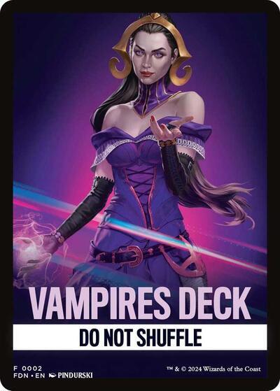 Vampires Deck Theme Card [Foundations] | Cards and Coasters CA