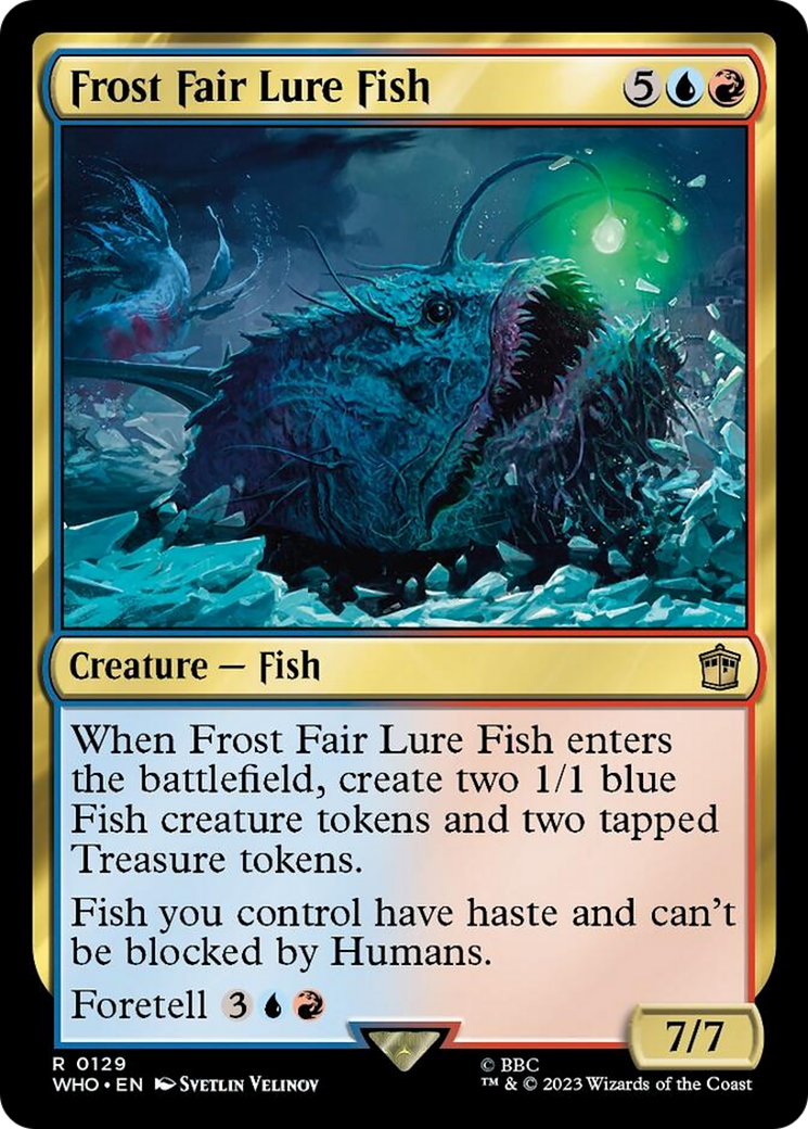 Frost Fair Lure Fish [Doctor Who] | Cards and Coasters CA