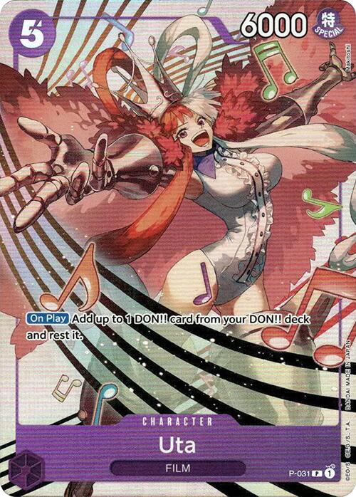 Uta (P-031) (Premium Card Collection -Uta-) [One Piece Promotion Cards] | Cards and Coasters CA